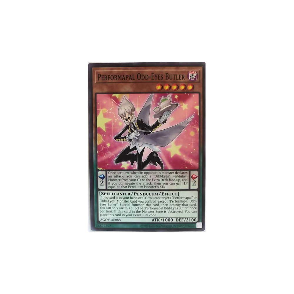 Performapal Odd-Eyes Butler - AGOV-AE088 - Versao Asiatica