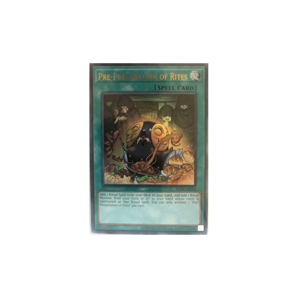 Pre-Preparation of Rites - RC04-AE056 - Versao Asiatica