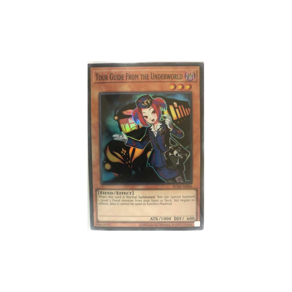 Tour Guide From the Underworld - RC04-AE006 - Secret Rare - Versao Asiatica