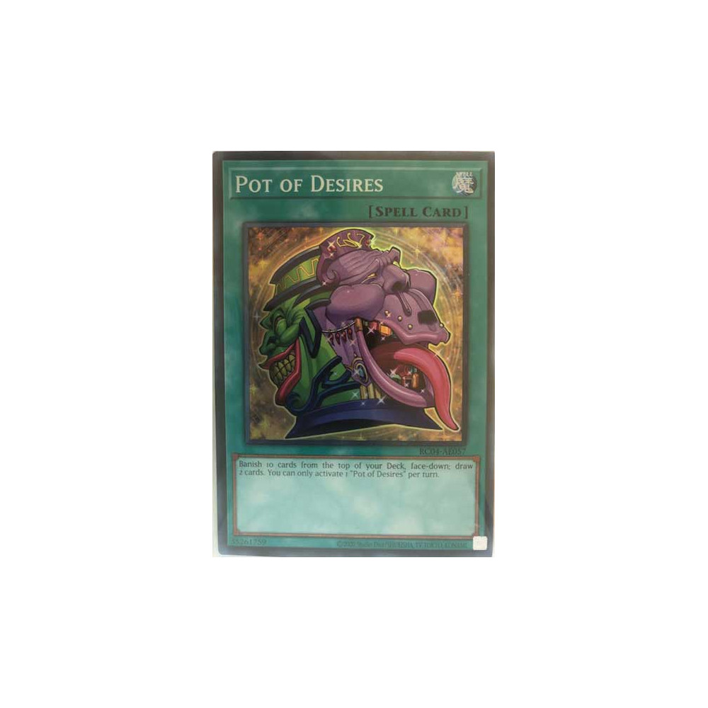Pot of Desires - RC04-AE057 - Quarter Century Secret Rare - Versao Asiatica