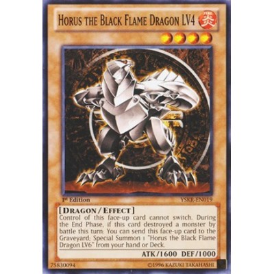 Horus the Black Flame Dragon LV4 - SOD-EN006