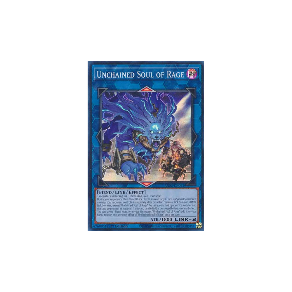 Unchained Soul of Rage - RA02-EN041 - Secret Rare