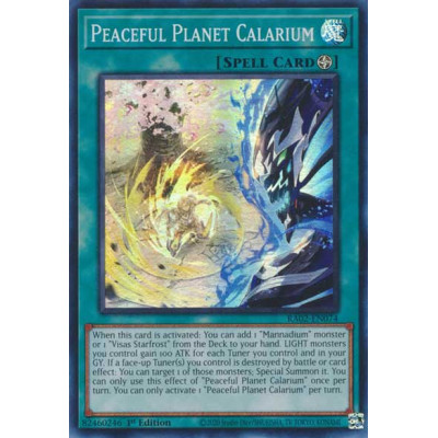 Peaceful Planet Calarium - RA02-EN074 - Secret Rare