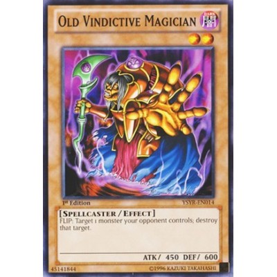 Old Vindictive Magician - GLD1-EN013