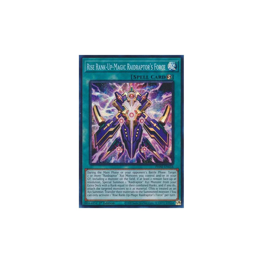 Rise Rank-Up-Magic Raidraptor's Force - PHNI-EN056