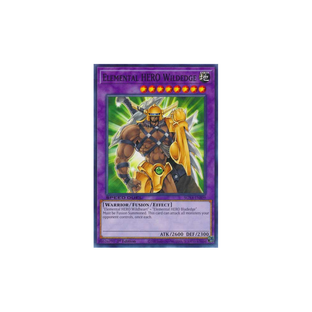 Elemental HERO Wildedge - SGX4-ENE09