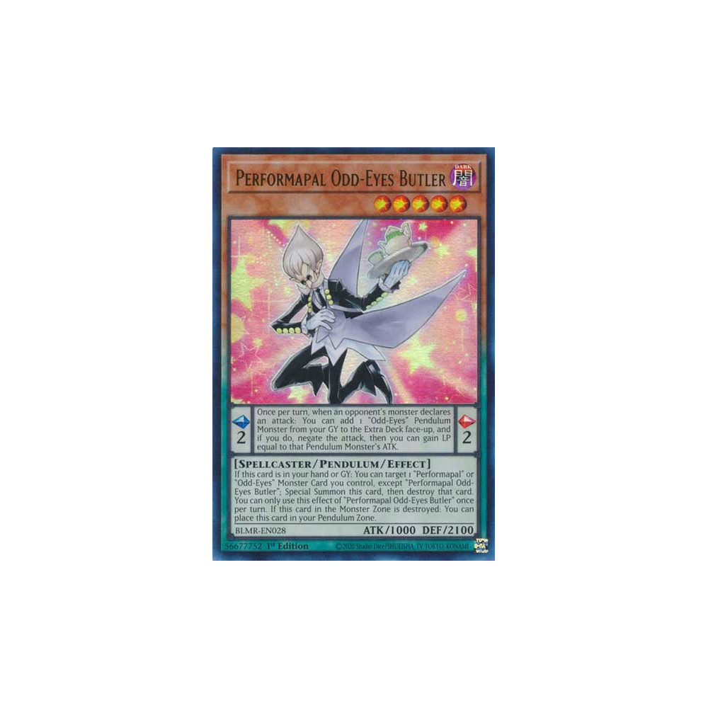 Performapal Odd-Eyes Butler - BLMR-EN028