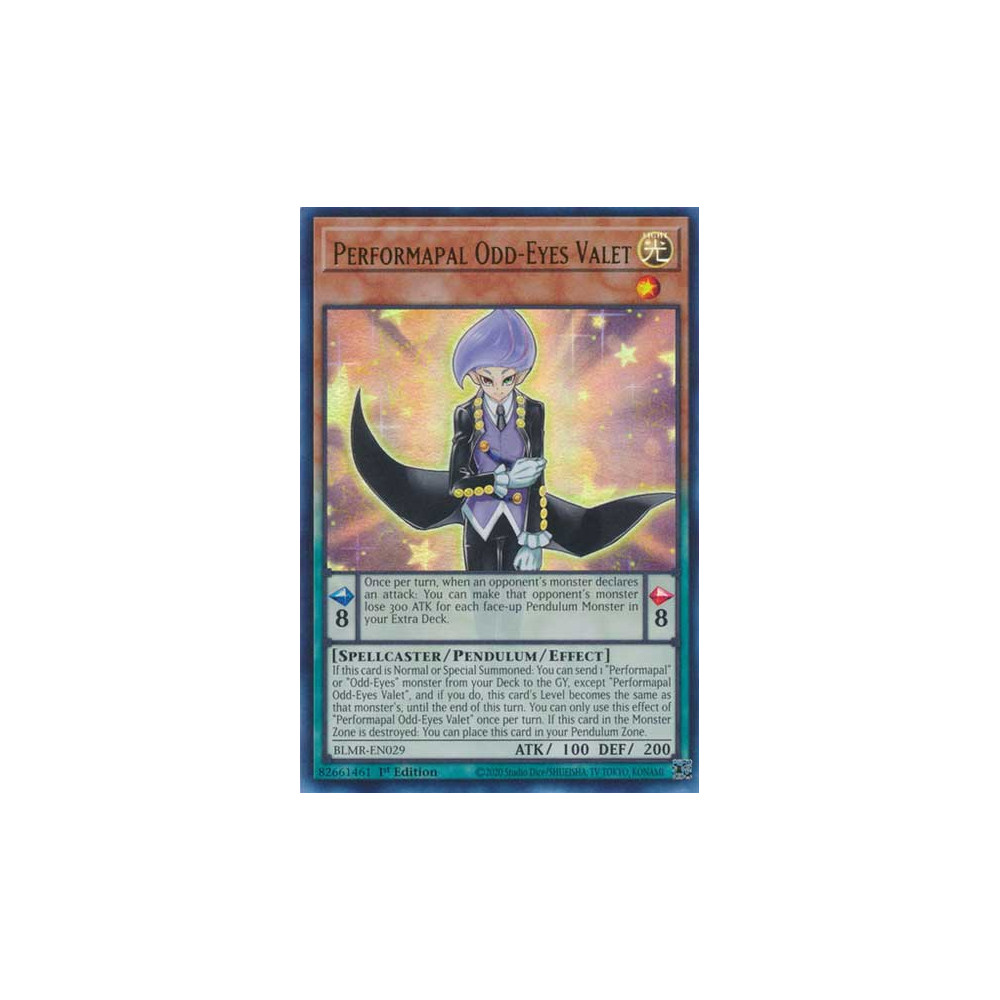 Performapal Odd-Eyes Valet - BLMR-EN029