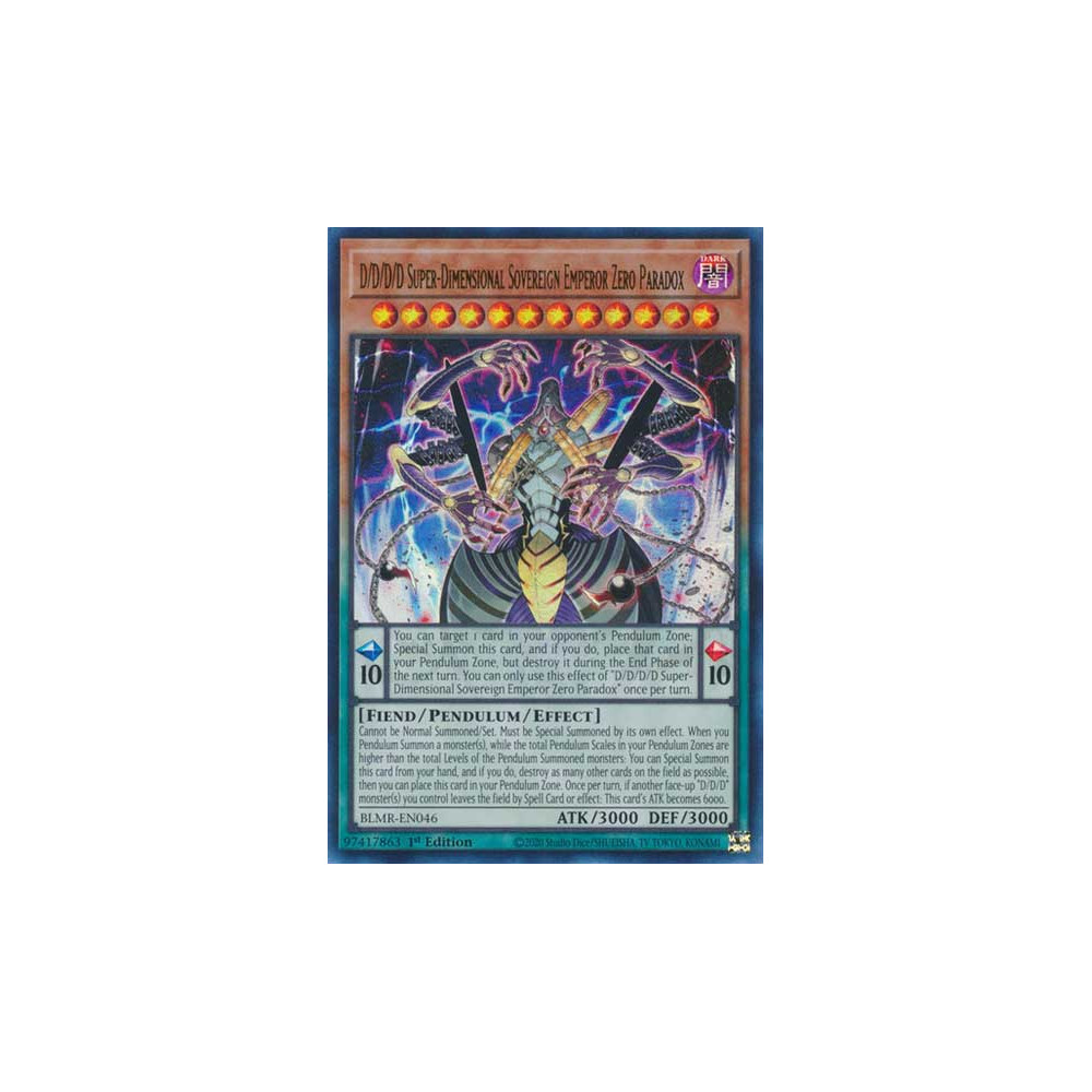 DDDD Super-Dimensional Sovereign Emperor Zero Paradox - BLMR-EN046