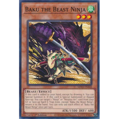 Baku the Beast Ninja - MP23-EN168