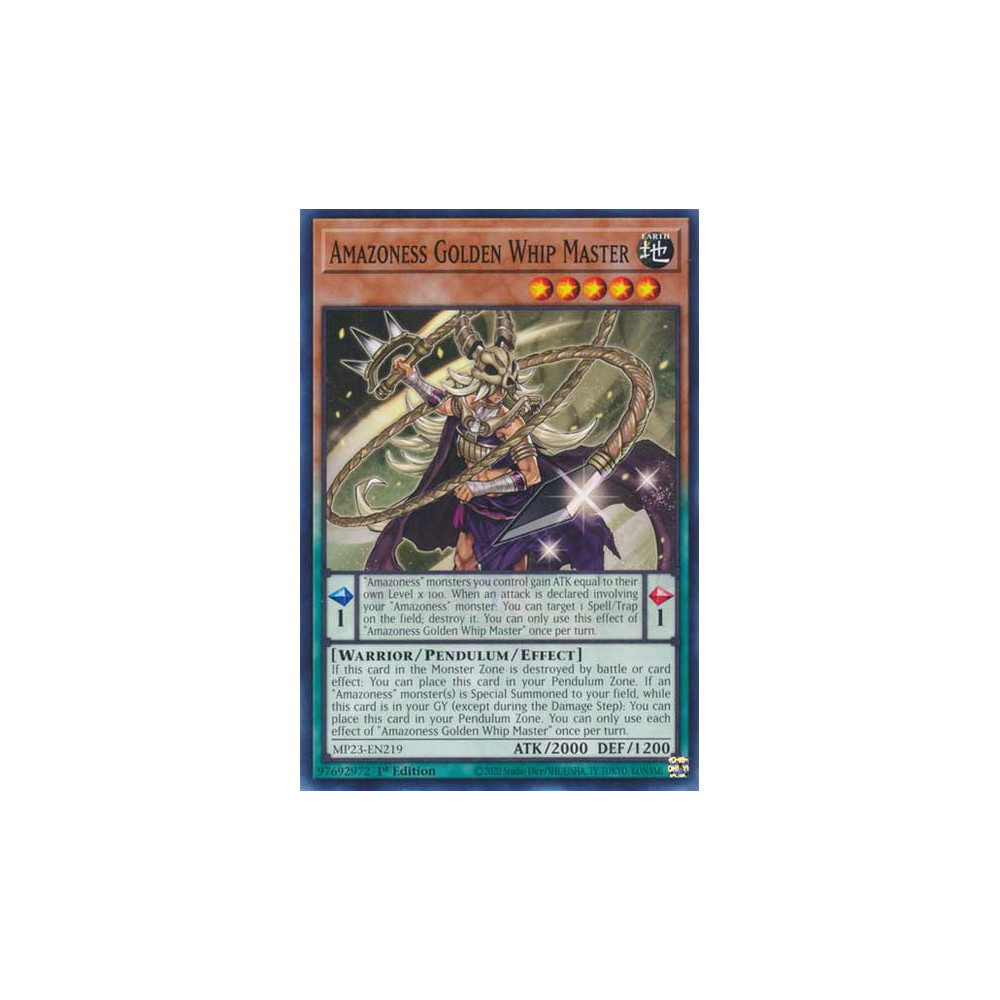 Amazoness Golden Whip Master - MP23-EN219