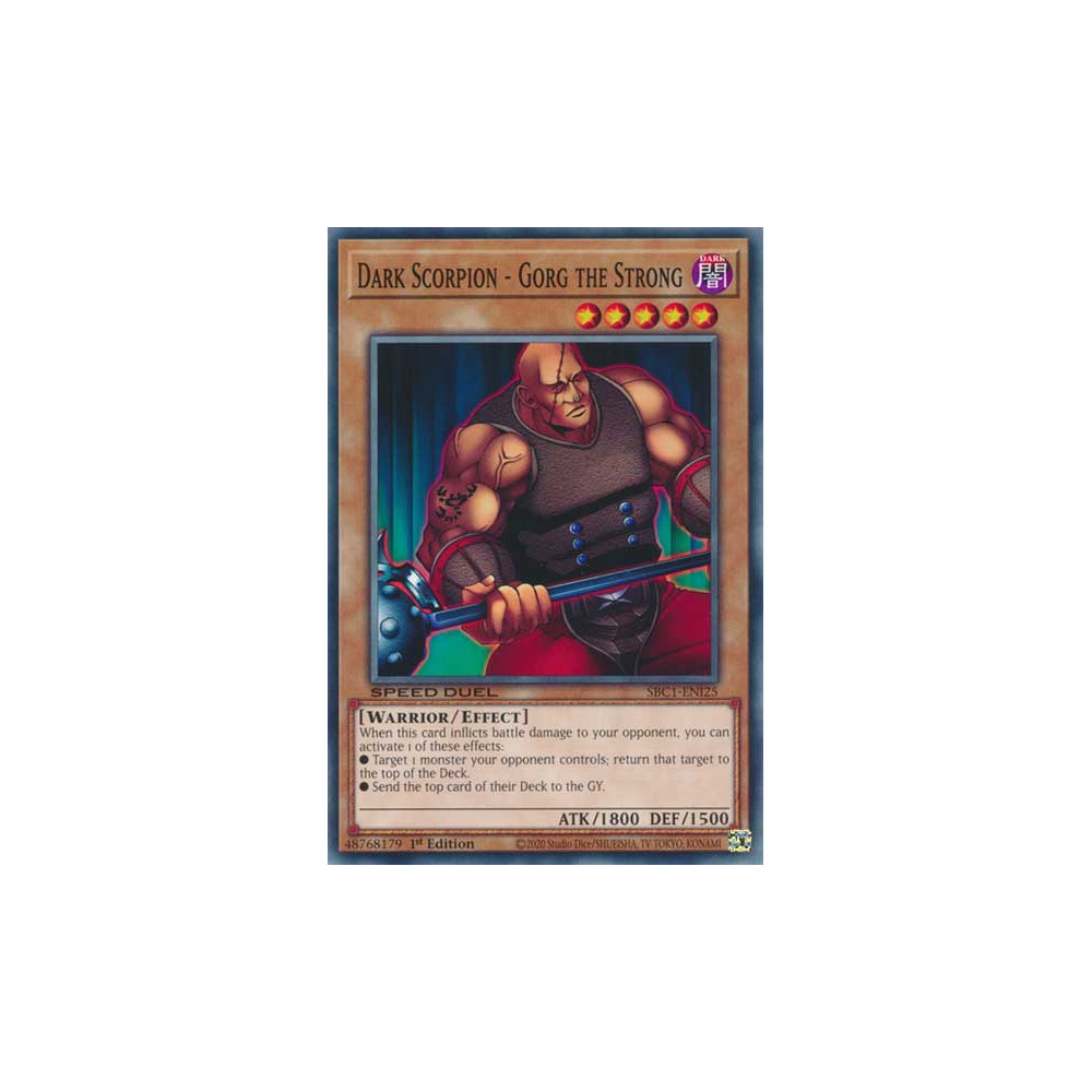 Dark Scorpion - Gorg the Strong - SBC1-ENI25
