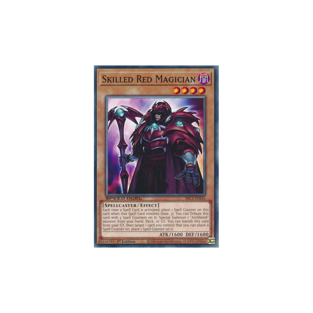 Skilled Red Magician - SBC1-ENI26