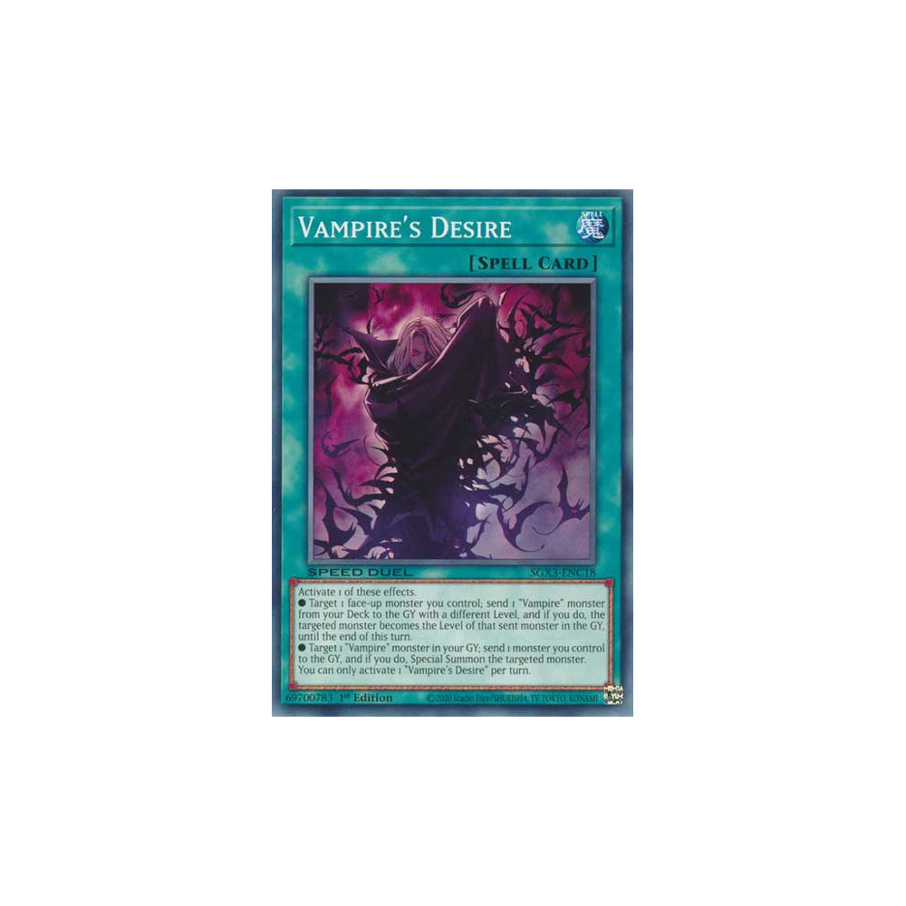 Vampire's Desire - SGX3-ENC18