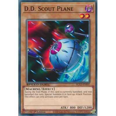 D.D. Scout Plane - SGX3-ENF07