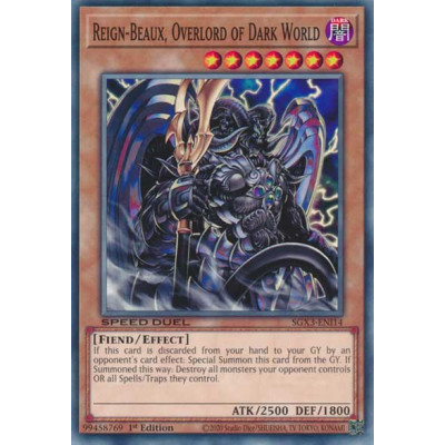 Reign-Beaux, Overlord of Dark World - SGX3-ENI14