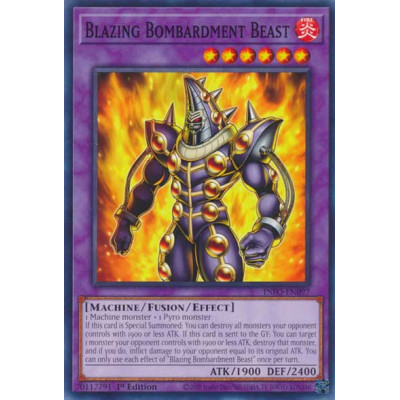 Blazing Bombardment Beast - INFO-EN097