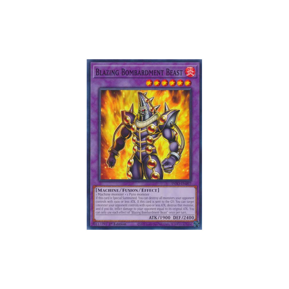 Blazing Bombardment Beast - INFO-EN097