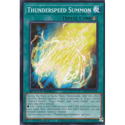 Thunderspeed Summon - SBC2-ENA16 - Nova