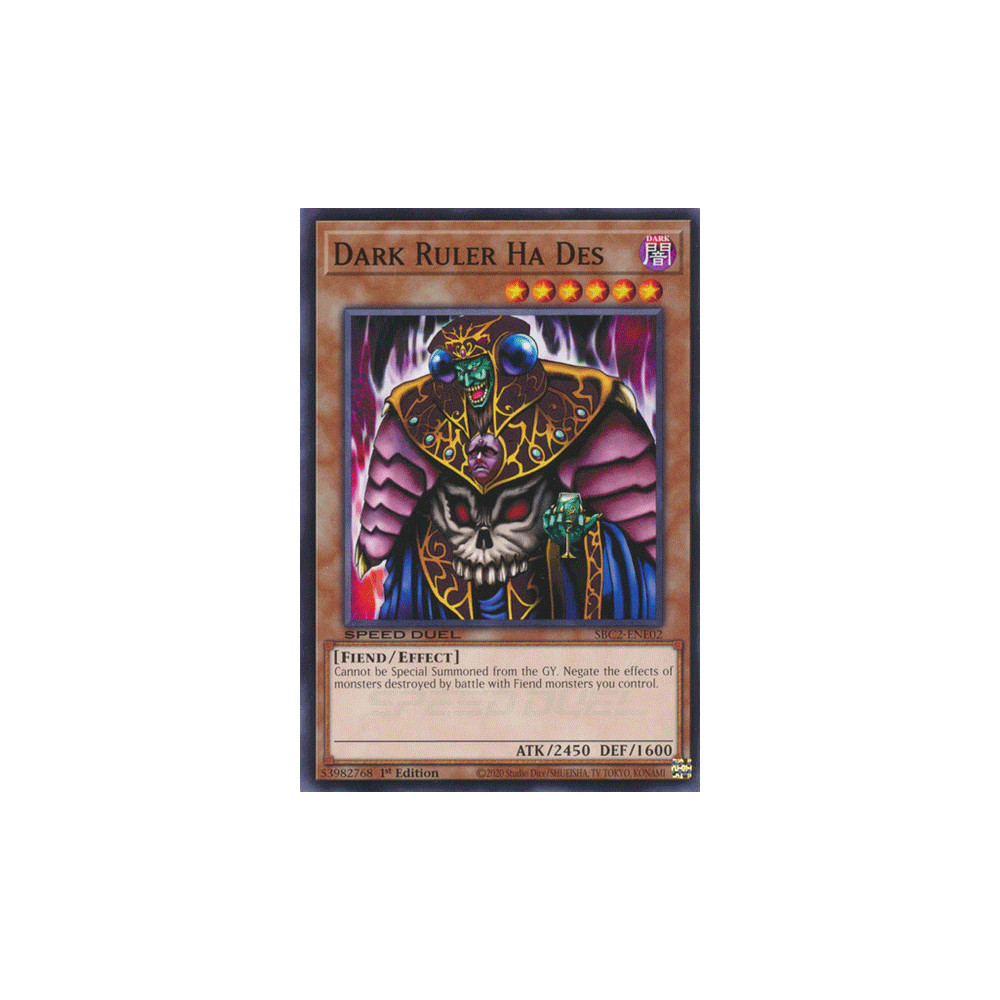 Dark Ruler Ha Des - SBC2-ENE02