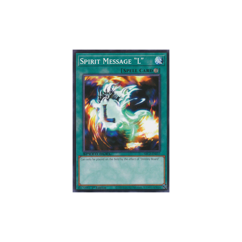 Spirit Message L - SBC2-ENE17