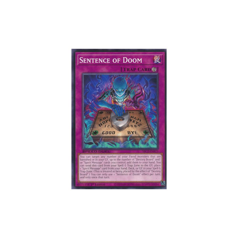 Sentence of Doom - SBC2-ENE23