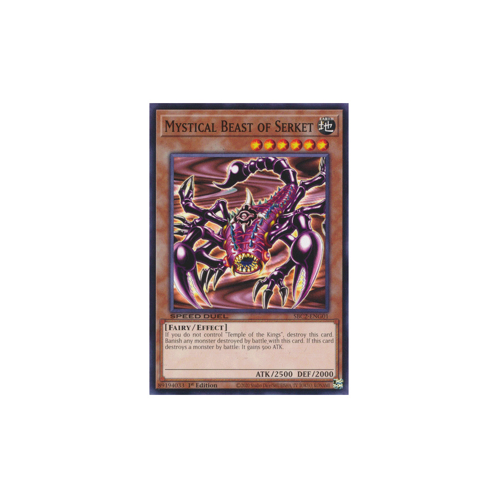 Mystical Beast of Serket - SBC2-ENG01