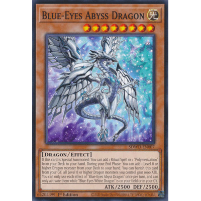 Blue-Eyes Abyss Dragon - SDWD-EN007