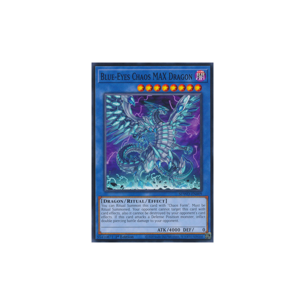 Blue-Eyes Chaos MAX Dragon - SDWD-EN009
