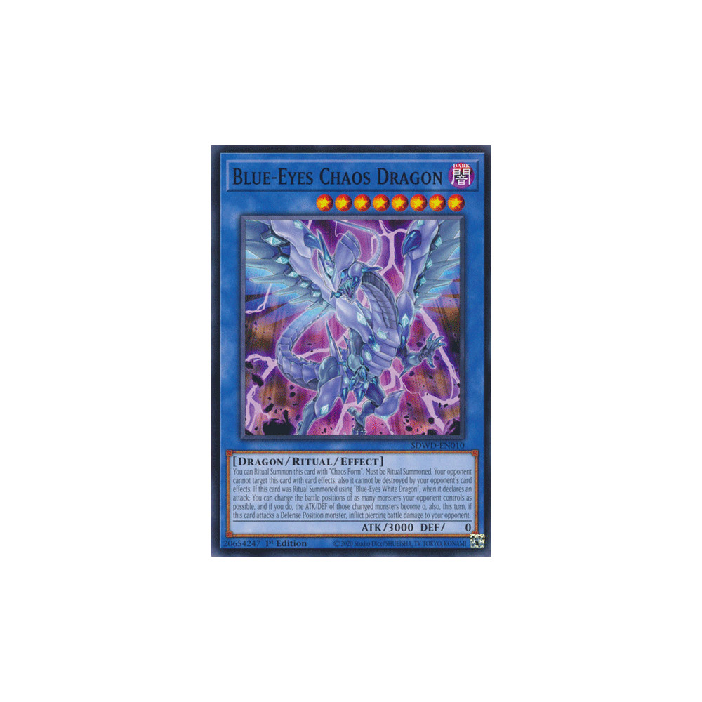 Blue-Eyes Chaos Dragon - SDWD-EN010