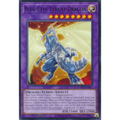 Blue-Eyes Tyrant Dragon - SDWD-EN037