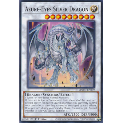 Azure-Eyes Silver Dragon - SDWD-EN039