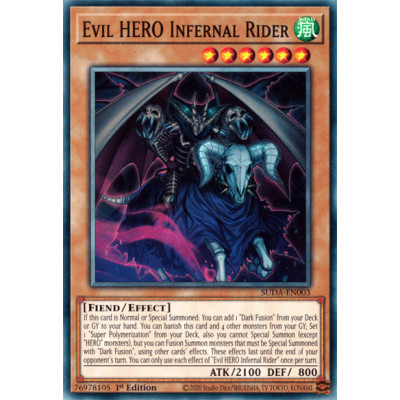 Evil HERO Infernal Rider - SUDA-EN003