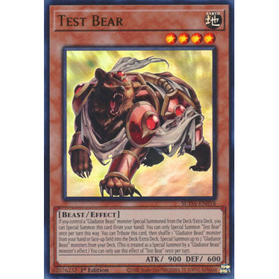 Test Bear - SUDA-EN018