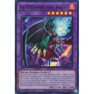 Evil HERO Inferno Wing - Backfire - SUDA-EN032