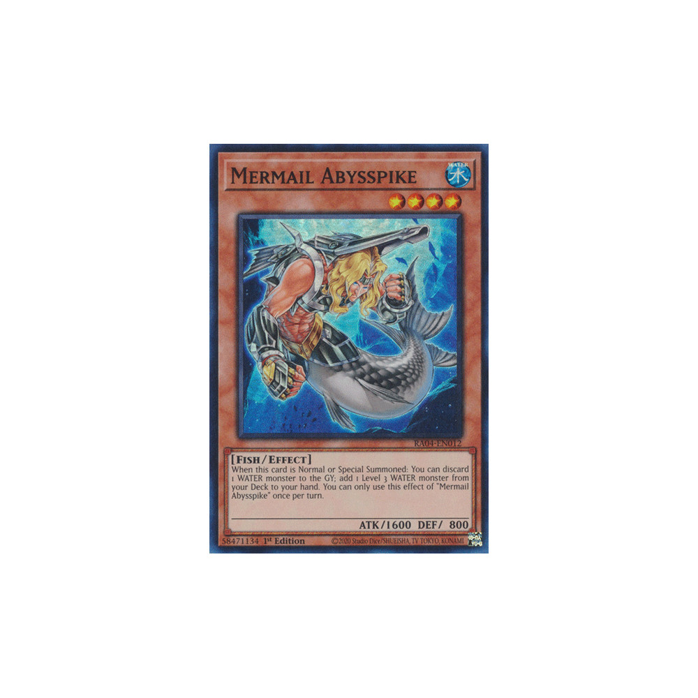 Mermail Abysspike - RA04-EN012 - Secret Rare