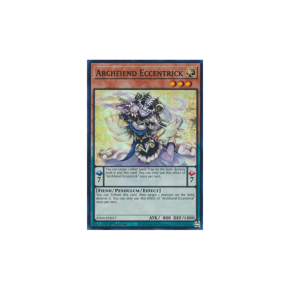 Archfiend Eccentrick - RA04-EN017 - Secret Rare