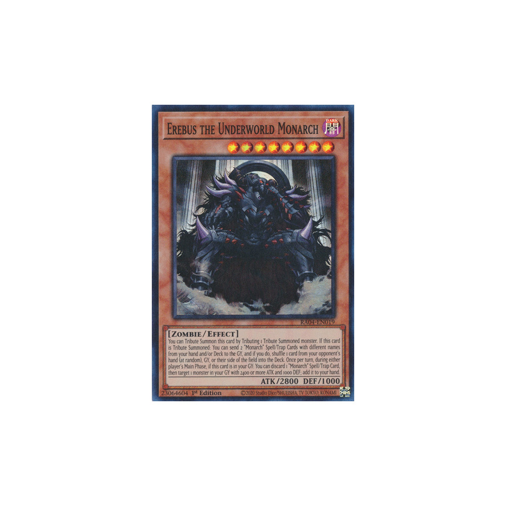 Erebus the Underworld Monarch - RA04-EN019 - Secret Rare