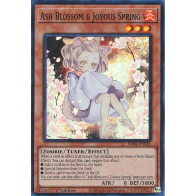 Ash Blossom & Joyous Spring - RA04-EN025 - Secret Rare