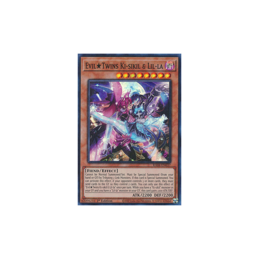 Evil Twins Ki-sikil & Lil-la - RA04-EN037 - Secret Rare