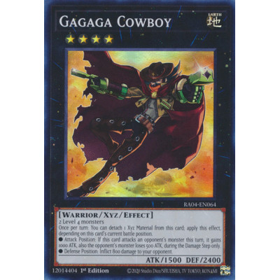 Gagaga Cowboy - RA04-EN064 - Secret Rare