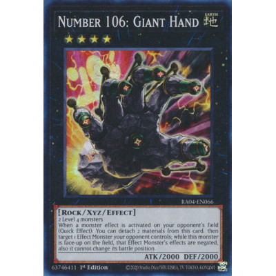 Number 106: Giant Hand - RA04-EN066