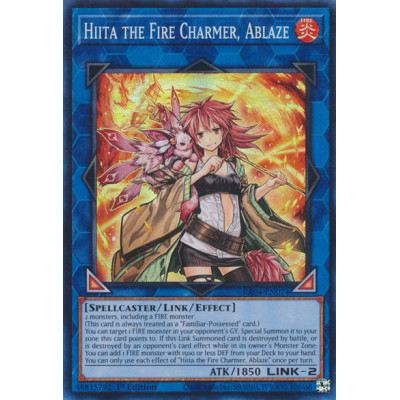 Hiita the Fire Charmer, Ablaze - RA04-EN074 - Secret Rare
