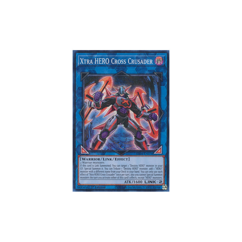 Xtra HERO Cross Crusader - RA04-EN076 - Secret Rare