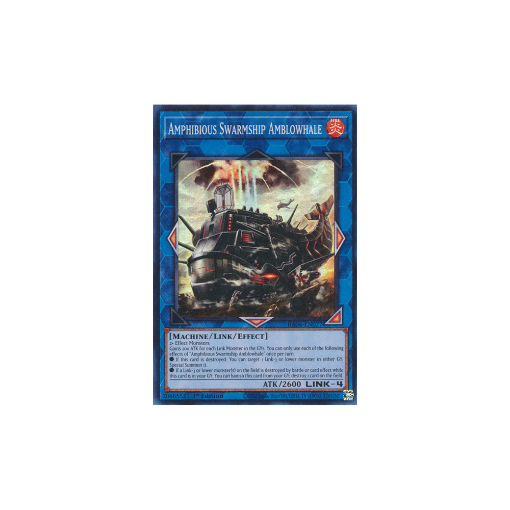 Amphibious Swarmship Amblowhale - RA04-EN077 - Secret Rare