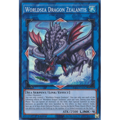 Worldsea Dragon Zealantis - RA04-EN082 - Secret Rare