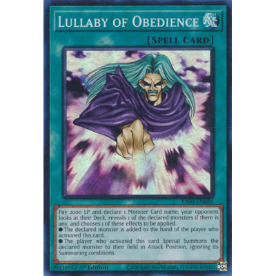 Lullaby of Obedience - RA04-EN085 - Secret Rare