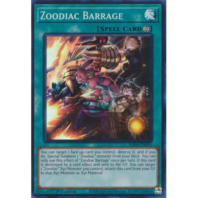 Zoodiac Barrage - RA04-EN091 - Secret Rare