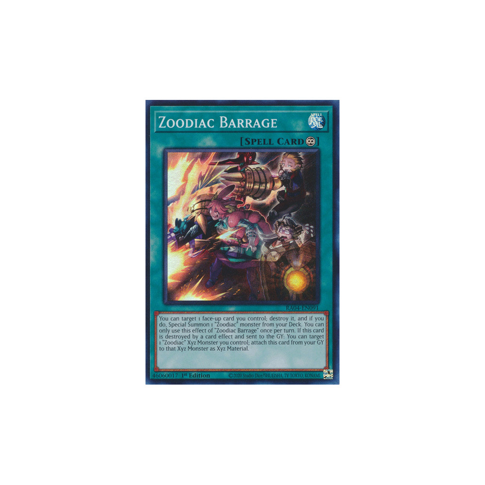 Zoodiac Barrage - RA04-EN091 - Secret Rare