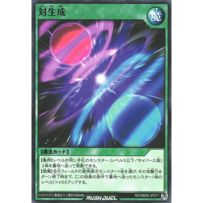 Pair Production - RD/SBD6-JP017